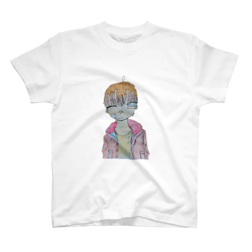 娘が描いた男の子の絵 スタンダードTシャツ