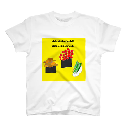 oishi oishi sushi スタンダードTシャツ