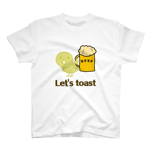 ビールを飲もう スタンダードTシャツ