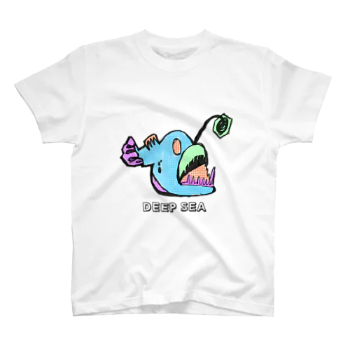 ちょうちんあんこう【深海魚シリーズ】DEEPSEA スタンダードTシャツ