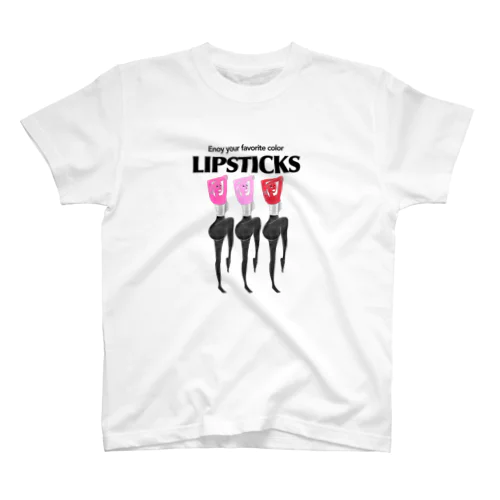 LIPSTICKS LADIES スタンダードTシャツ