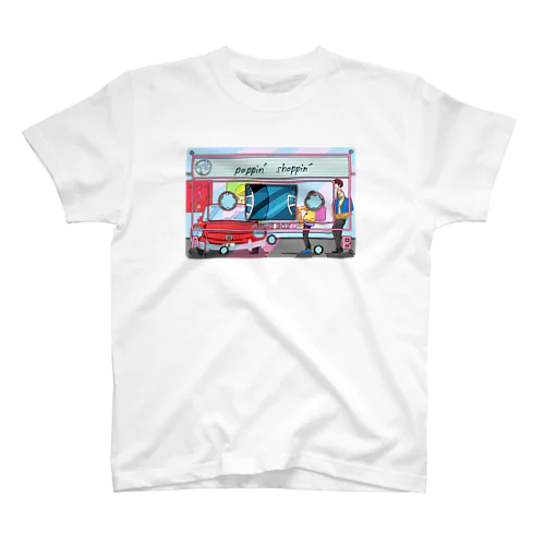 poppin’ shoppin’ from 「ロマンス」 Regular Fit T-Shirt