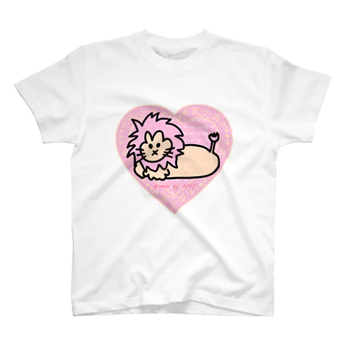 らくがきらいおんは～と スタンダードTシャツ