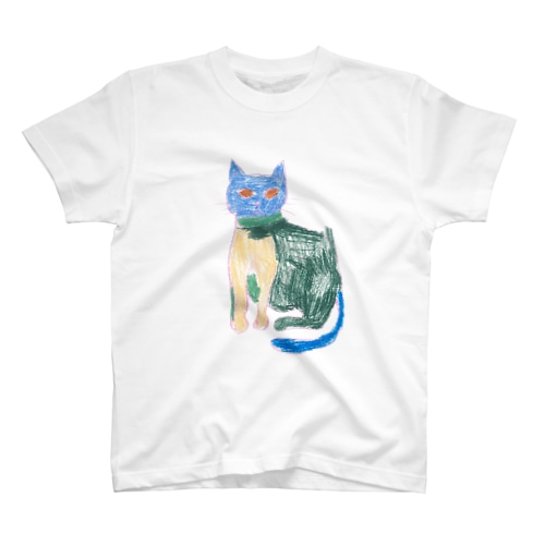 佇むネコ Regular Fit T-Shirt
