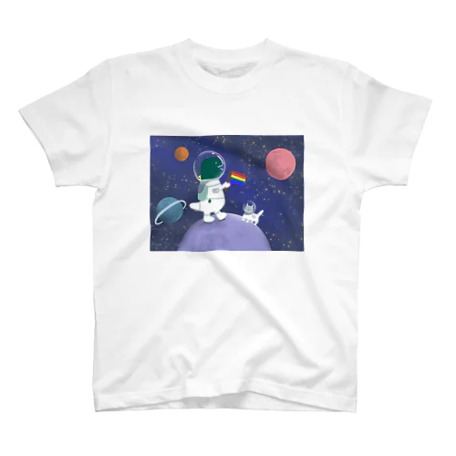 宇宙へ スタンダードTシャツ