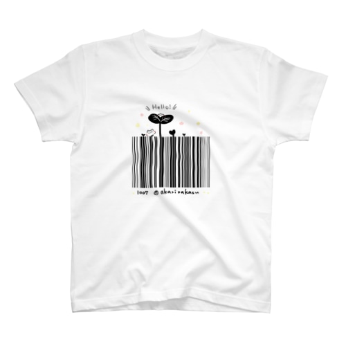 Hello!バーコード Regular Fit T-Shirt
