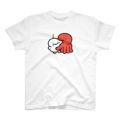 タコとぷりぷりうちゅうじん Regular Fit T-Shirt