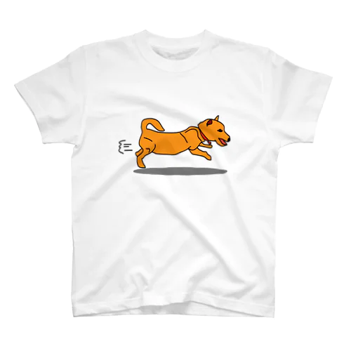 走る犬 Regular Fit T-Shirt