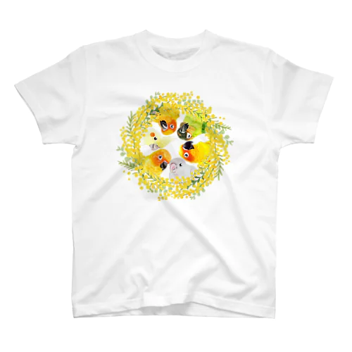 023  pretty circle ミモザ スタンダードTシャツ