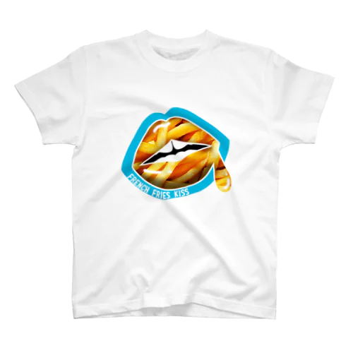 FRENCH FRIES KISS - BLUE スタンダードTシャツ