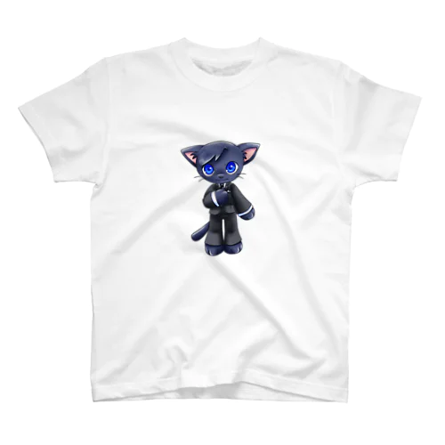 スーツのくろねこさん Regular Fit T-Shirt