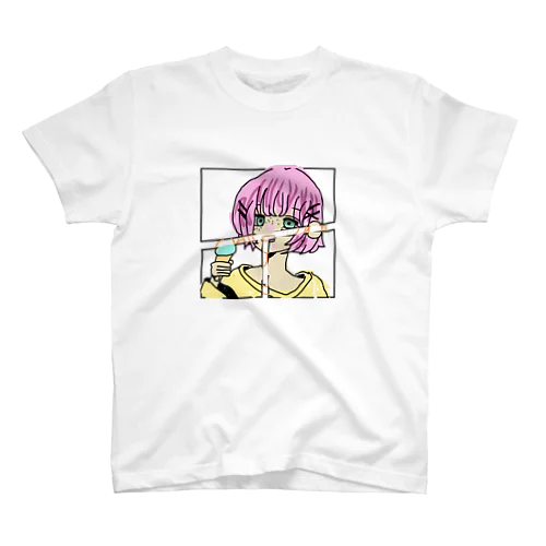 あいすをたべるゆるゆるがーる。 スタンダードTシャツ