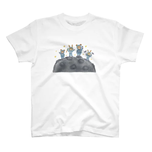 惑星着陸くまうさぎ Regular Fit T-Shirt