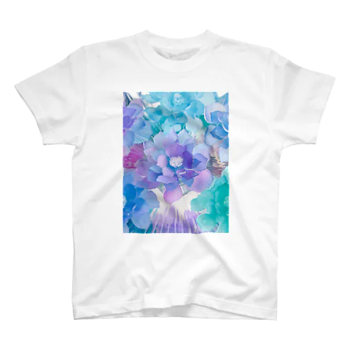 紫の花 Regular Fit T-Shirt