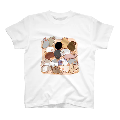 集まるネズミ達 Regular Fit T-Shirt