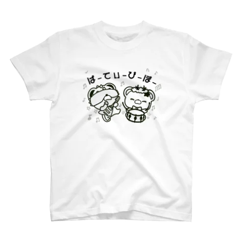 ぱりぴくま【モノクロ】 スタンダードTシャツ