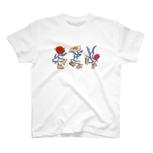 Dancing Flowers Regular Fit T-Shirt