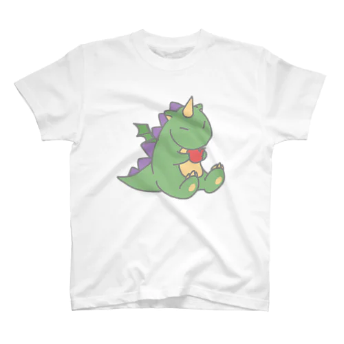 もぐもぐかいじゅう　りんご Regular Fit T-Shirt