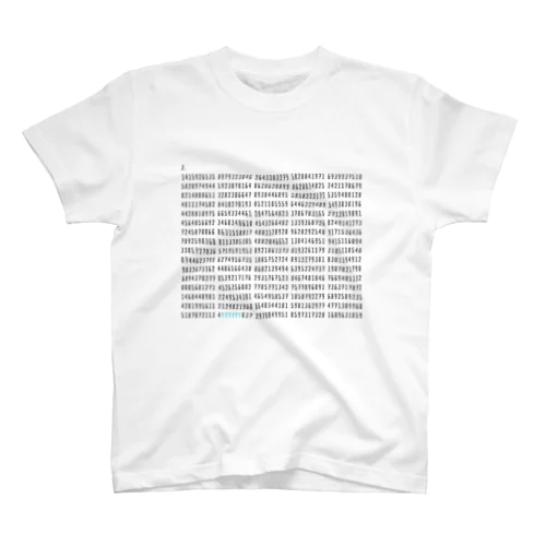円周率 Regular Fit T-Shirt