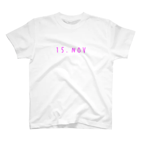 バースデー［13.NOV］ピンク Regular Fit T-Shirt