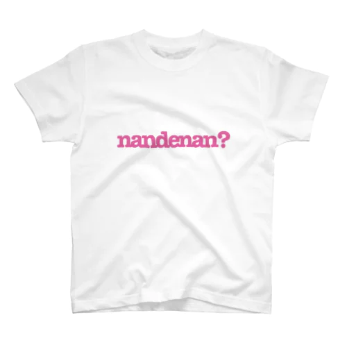 nandenan ピンク スタンダードTシャツ