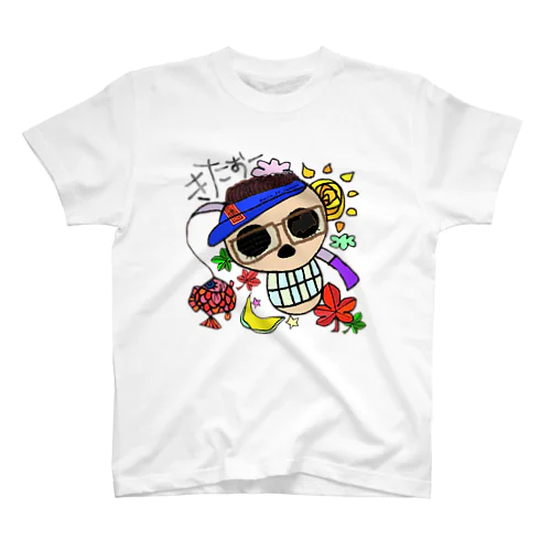 きたおー海賊旗×happy art★〈きたおーｻﾝ専用〉 Regular Fit T-Shirt