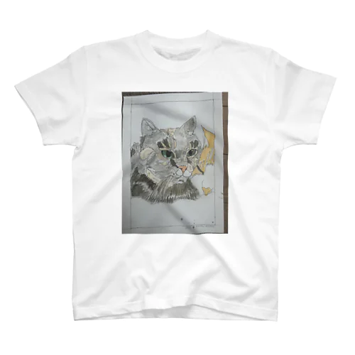 可愛い猫、2匹のプリントTシャツ Regular Fit T-Shirt