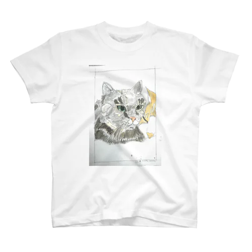 可愛い猫の、2匹の手描きイラスト、水彩画。 Regular Fit T-Shirt