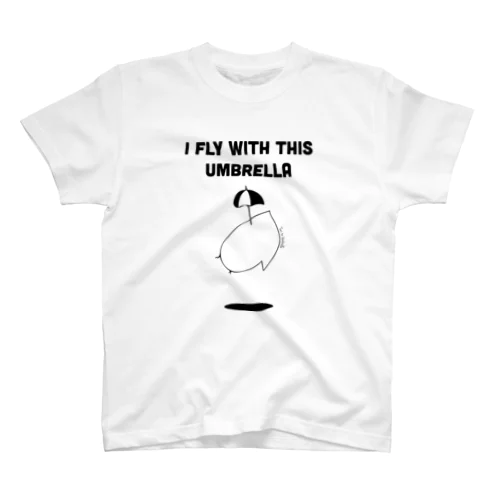 I fly with this Umbrella Regular Fit T-Shirt