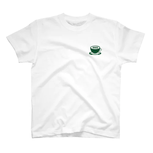軽茶しんどろ～む いい夫婦の日Tシャツ(ロゴ グリーン) Regular Fit T-Shirt