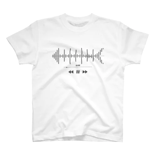 Music Fish Bone（黒） スタンダードTシャツ