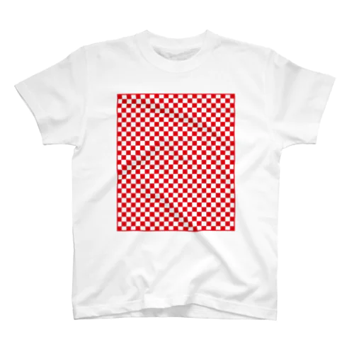赤白チェックT スタンダードTシャツ