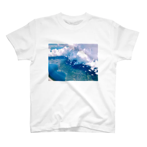 空の上からの写真 Regular Fit T-Shirt