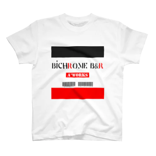 BICHROME BLK&RED スタンダードTシャツ