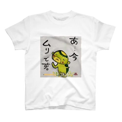 ムリですかっぱくん スタンダードTシャツ