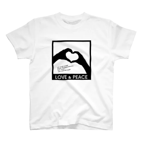 LOVE and PEACE Regular Fit T-Shirt