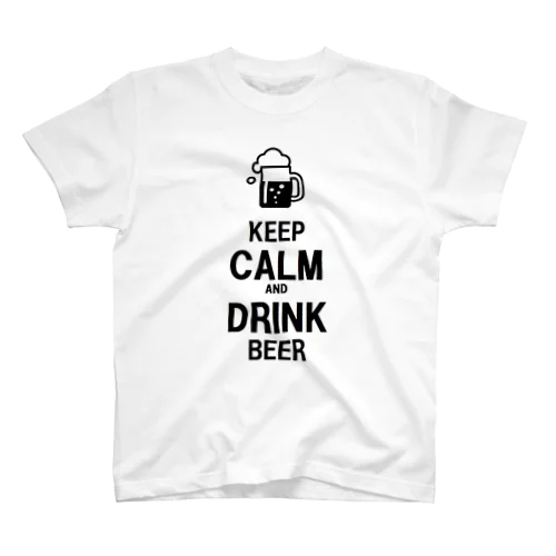 KEEP CALM AND DRINK BEER Regular Fit T-Shirt