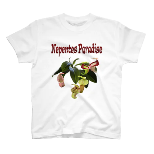 Nepentes Paradiseシリーズ白 Regular Fit T-Shirt