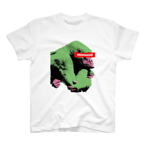 Gorilla thinks Logo (Green) Regular Fit T-Shirt
