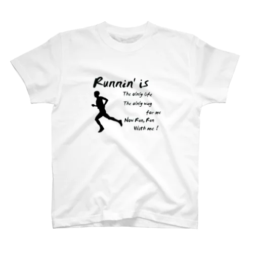 Running Boy / Runnin'  ～男性ランナー スタンダードTシャツ