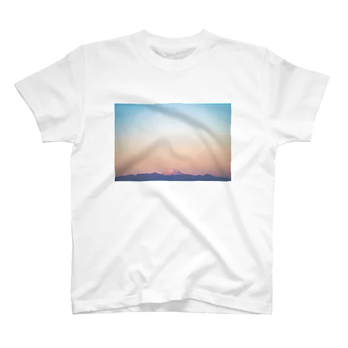 ピンク富士山 スタンダードTシャツ