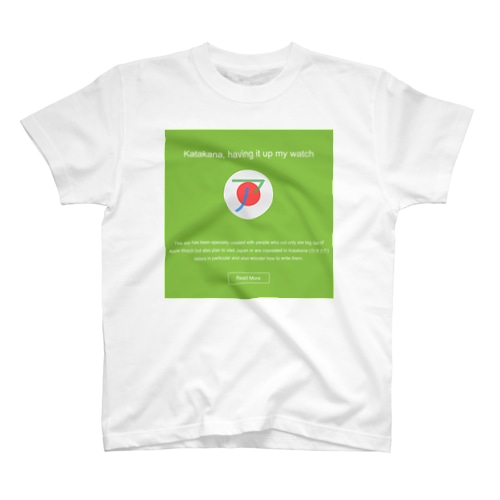 Katakana watchOSアプリ Regular Fit T-Shirt