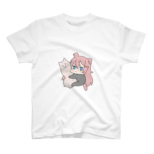 だきつきいぬよ スタンダードTシャツ