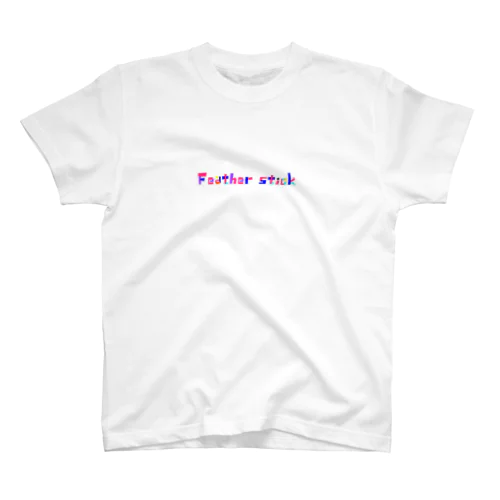 Feather stick　文字ロゴ　1段 スタンダードTシャツ