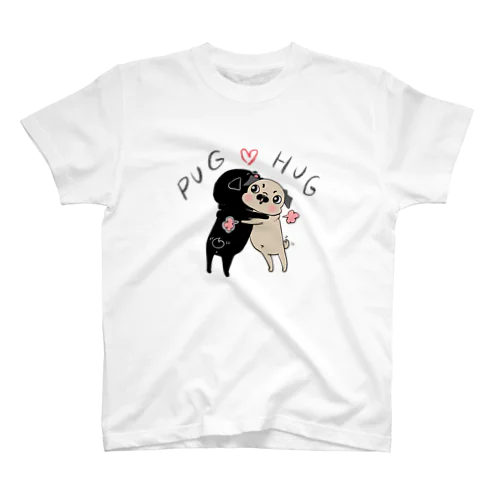 PUG ❤︎ HUG スタンダードTシャツ