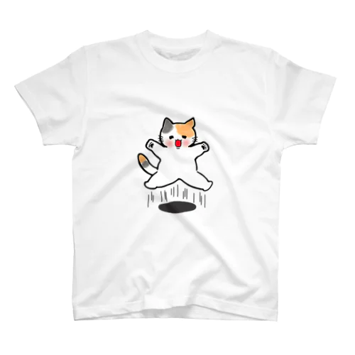 もちもちほっぺのねこ Regular Fit T-Shirt