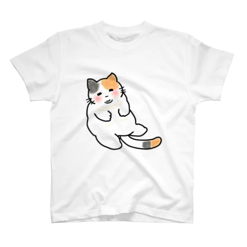 もちもちほっぺのねこ Regular Fit T-Shirt