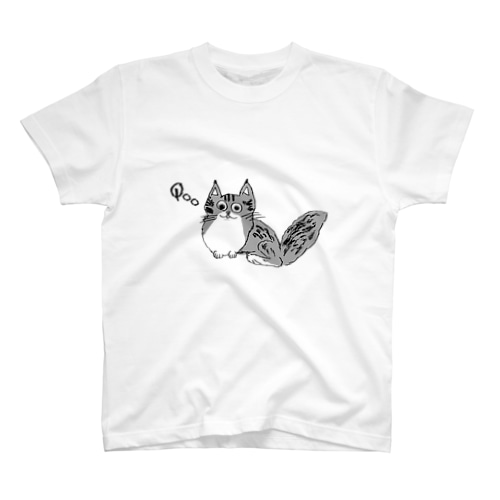 でか猫Qoo Regular Fit T-Shirt