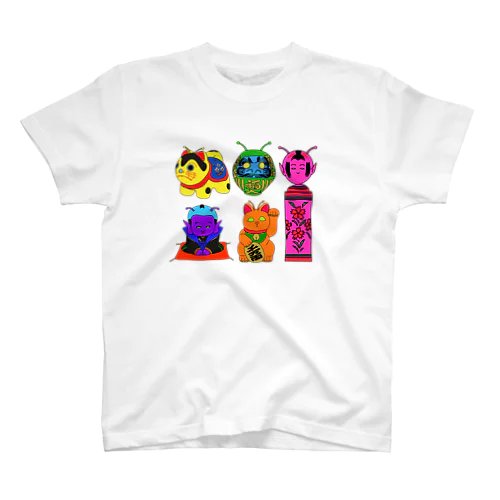 宇宙人化計画👽💫ENGIMONO⭐︎colorful Regular Fit T-Shirt