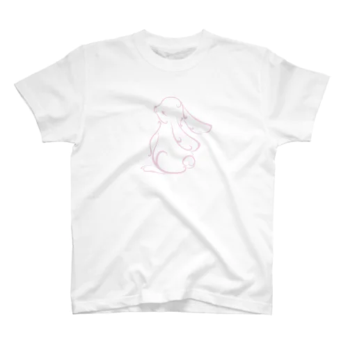 ウサギ　Pi スタンダードTシャツ